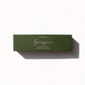 A green cardboard box on a plain background. Text on the box: Jimawood Gunggara 30 Incense Sticks Handmade in Broome